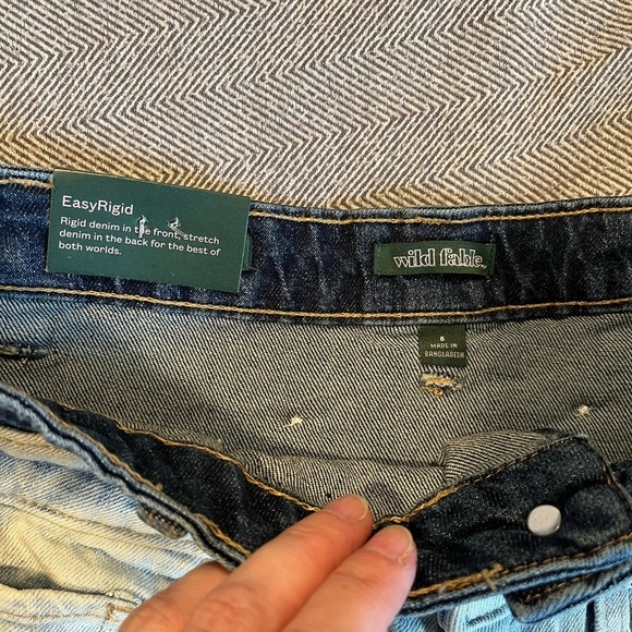 NWT Wild Fable Mid-Rise 90’s Relaxed Straight Jean Size 6 - Picture 6 of 16